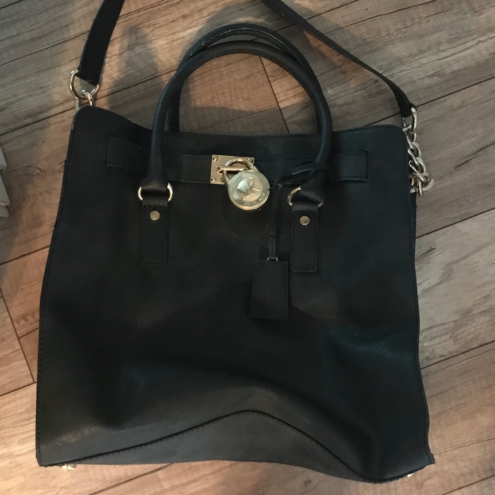 Black Leather Authentic Michael Kors Bag